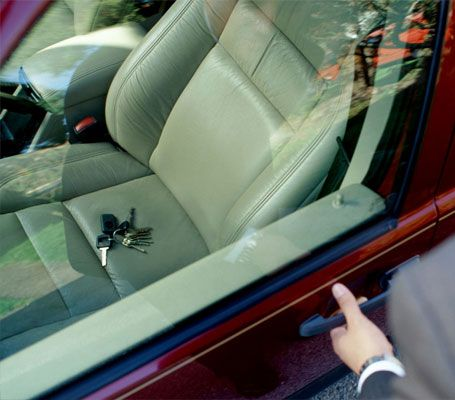 locked keys car